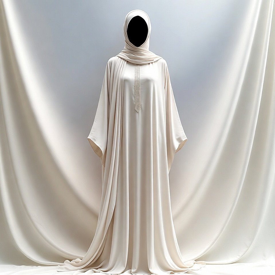 Dubai Cherry Borka for Women