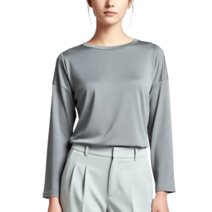 Premium Plain Grey Long Sleeve Top